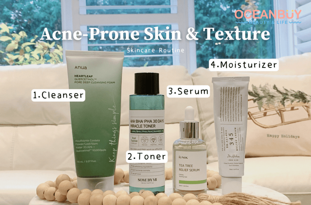 ⭐ The Best Acne-Prone Skincare Routine Using Korean Beauty Essentials - OCEANBUY.ca