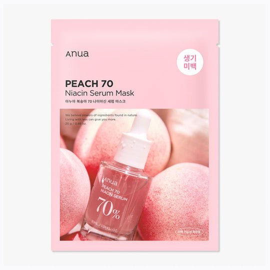 Anua Peach 70 Niacin Serum Mask 25ml - 1 Piece oceanbuy.ca markham toronto free ship USA asian korean skincare