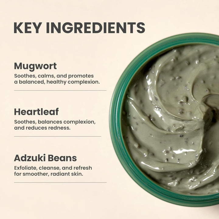 AXIS - Y Mugwort Pore Clarifying Wash Off Pack 100ml Health & Beauty 4