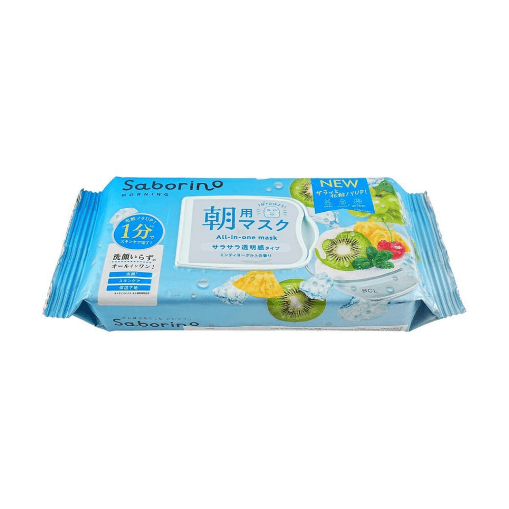 BCL SABORINO Morning Sheet Mask Minty Yogurt 28pcs Sheet Mask 1