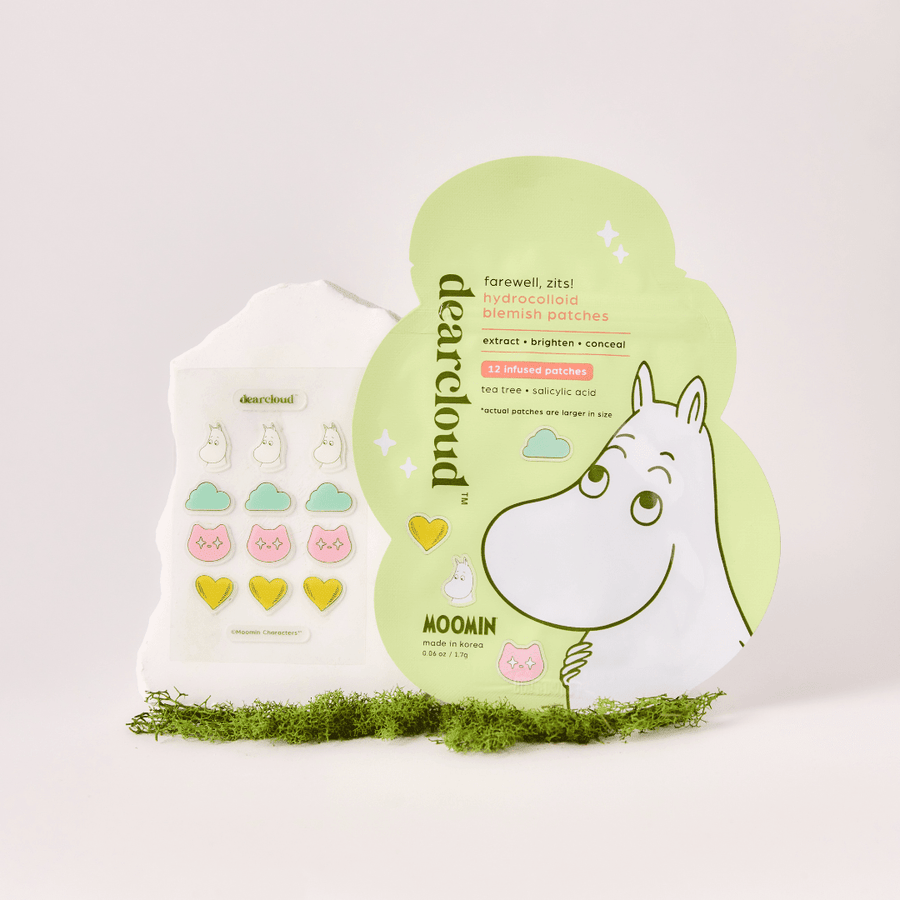 DEARCLOUD Moomin Hydrocolloid Patches Farewell, Zits 12pcs Pimple Patch 1