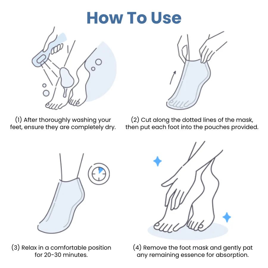 FRAMSTAY Essential Foot Mask 1 Pair Health & Beauty 4
