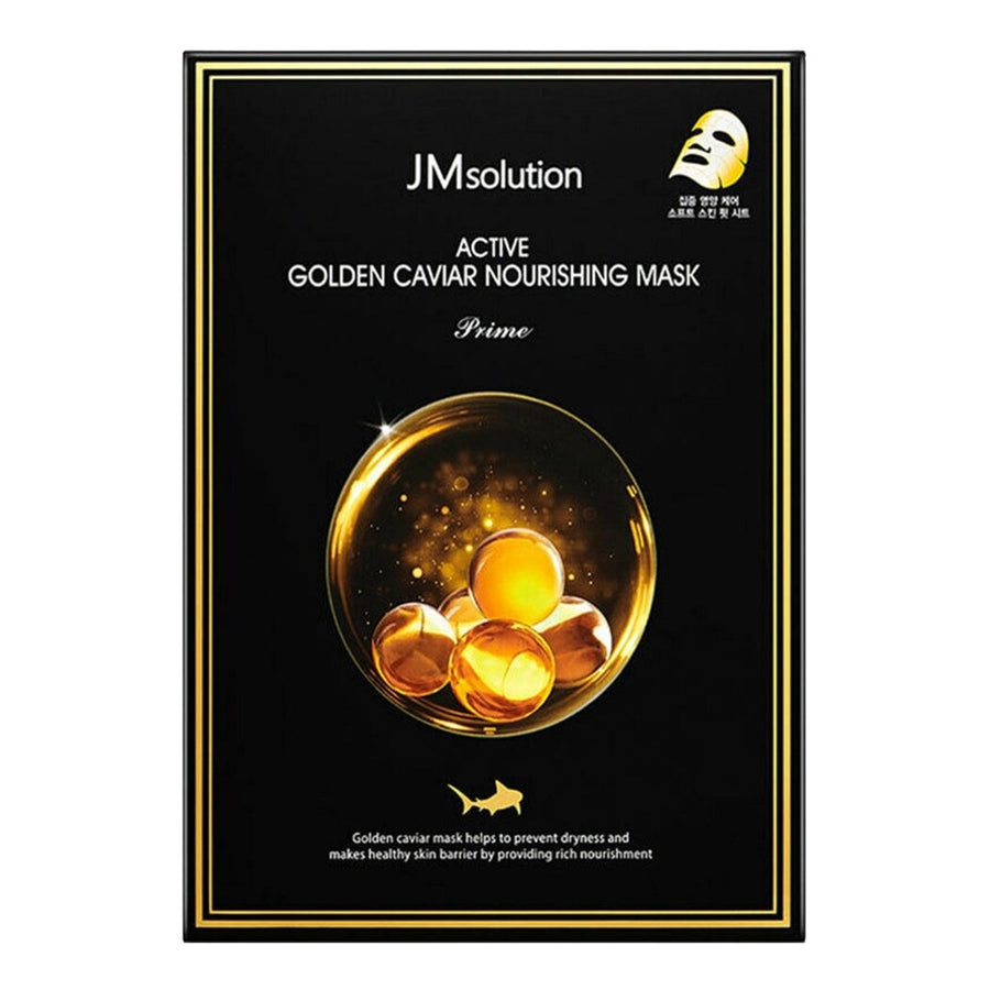 JM SOLUTION Active Golden Caviar Nourishing Mask 10Pcs Health & Beauty oceanbuy beauty markham toronto free ship USA asian korean skincare