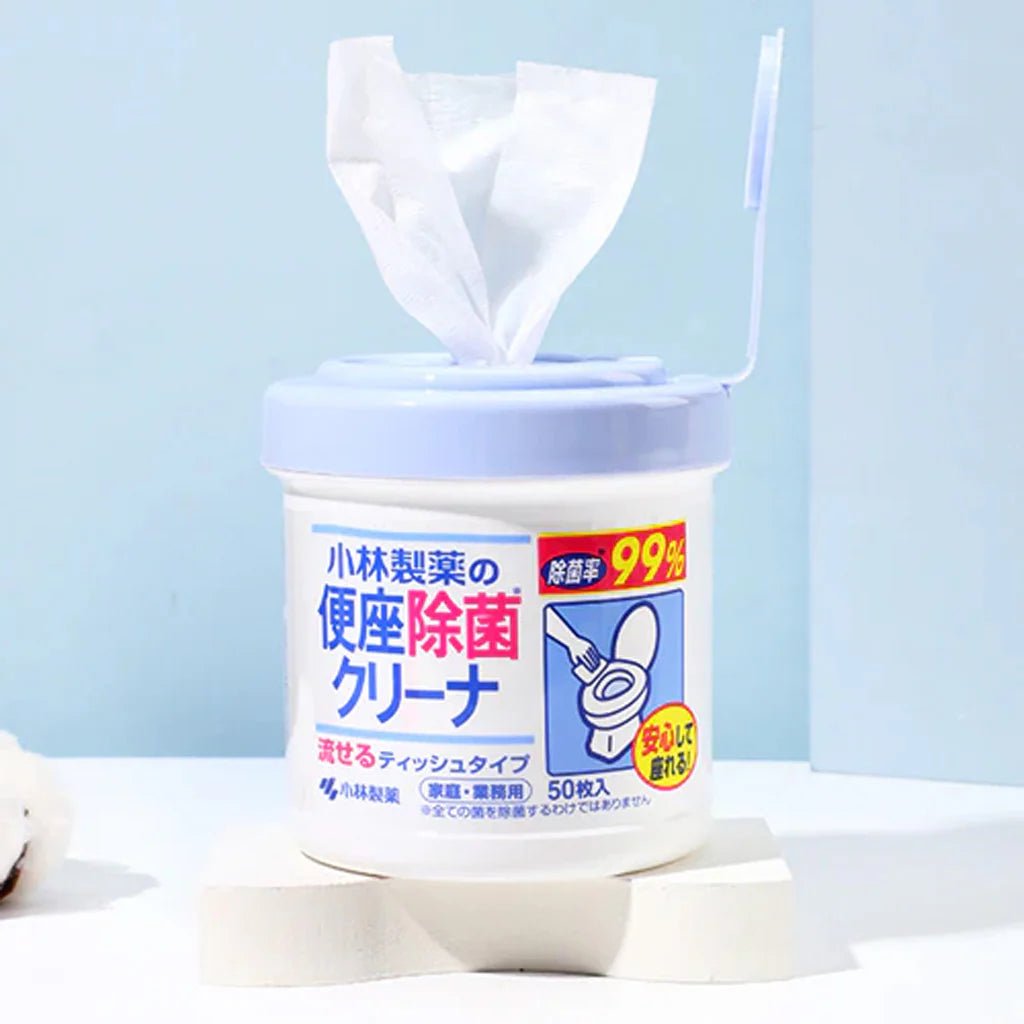 KOBAYASHI Toilet Seat Disinfecting Cleaner Tissue Type 50Pcs Home & Garden oceanbuy beauty markham toronto free ship USA asian korean skincare
