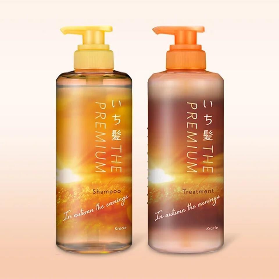 KRACIE ICHIKAMI The Premium Hair Care Set 2025 Autumn Limited 400ml*2 - Sheer Fall Sunset Scent Hair Care 2