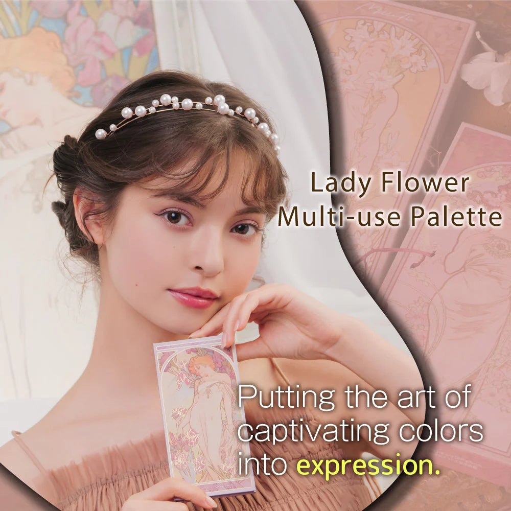 MILLEFEE Lady Flower Multi - use Palette - 01 Lily Health & Beauty oceanbuy beauty markham toronto free ship USA asian korean skincare