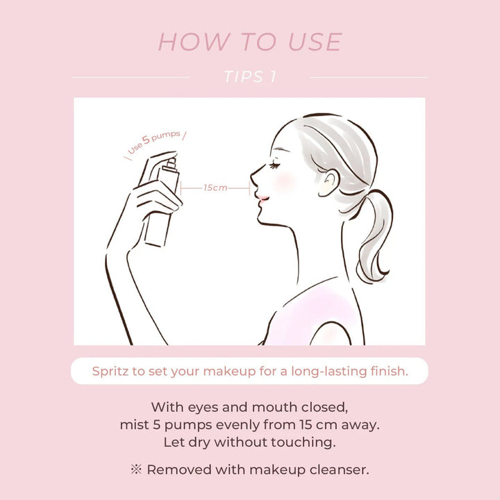 MILLEFEE Cinderella Powdered Setting Mist Spray 40ml Health & Beauty 8