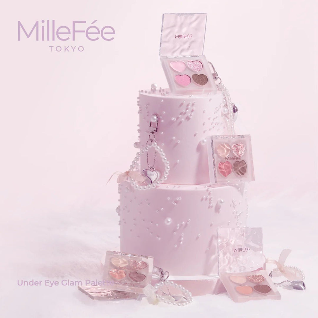 MILLEFEE Under Eye Glam Palette - 01 Sugar Beige Health & Beauty 2