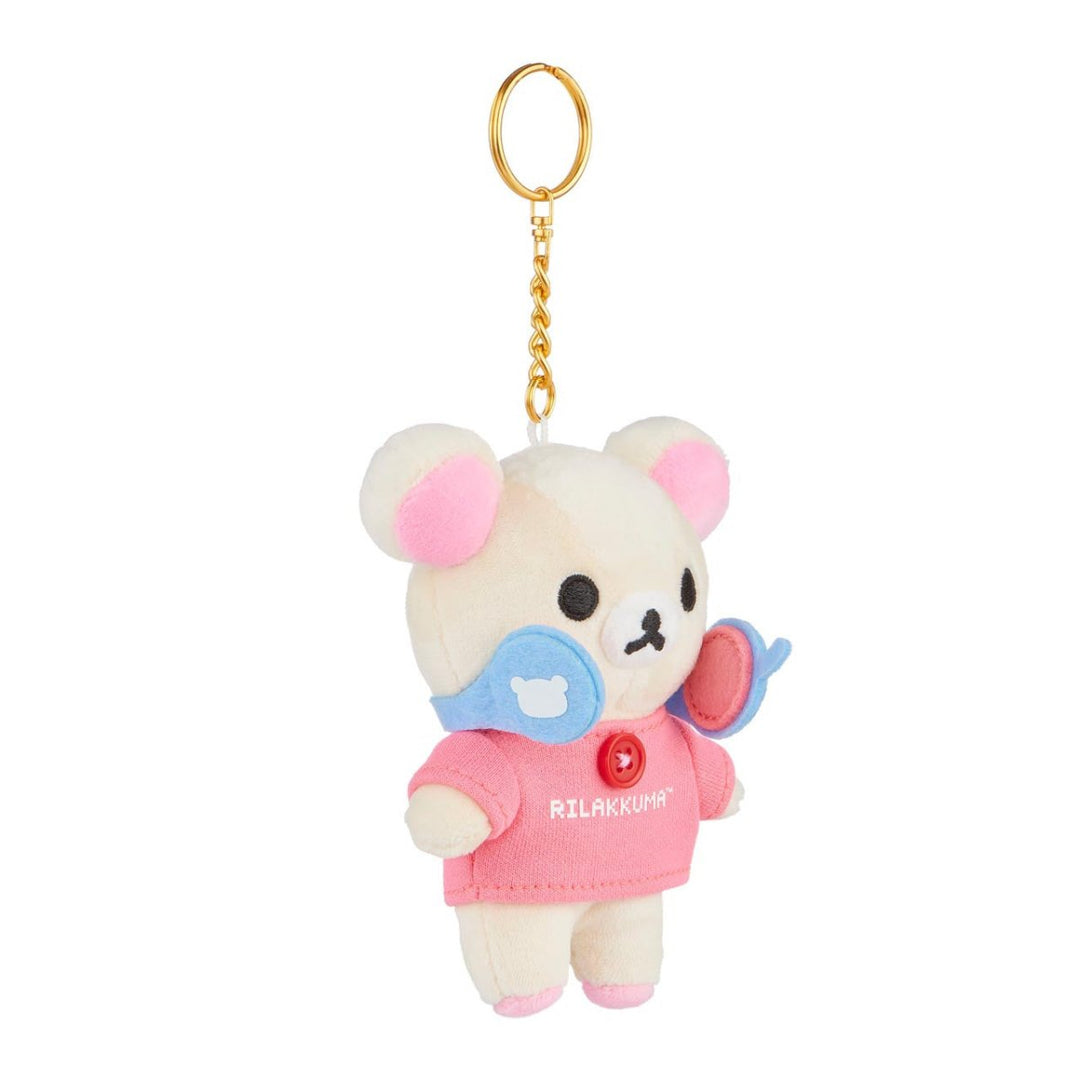RILAKKUMA Korilakkuma Gamer Keychain Plush Toys & Games oceanbuy beauty markham toronto free ship USA asian korean skincare