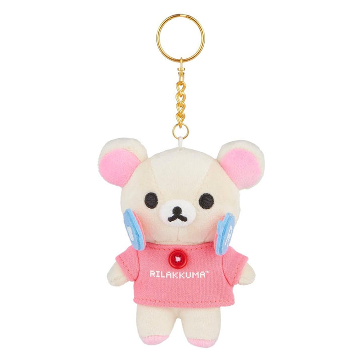 RILAKKUMA Korilakkuma Gamer Keychain Plush Toys & Games oceanbuy beauty markham toronto free ship USA asian korean skincare