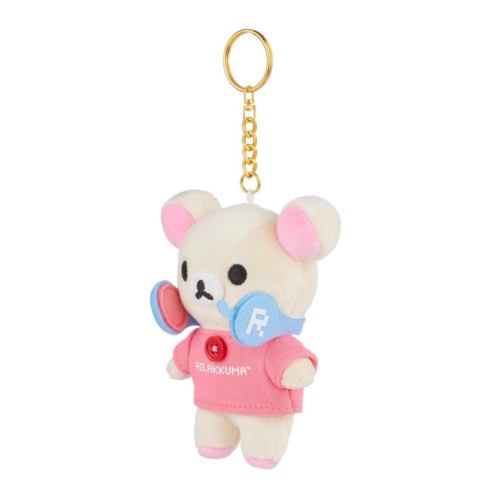 RILAKKUMA Korilakkuma Gamer Keychain Plush Toys & Games oceanbuy beauty markham toronto free ship USA asian korean skincare