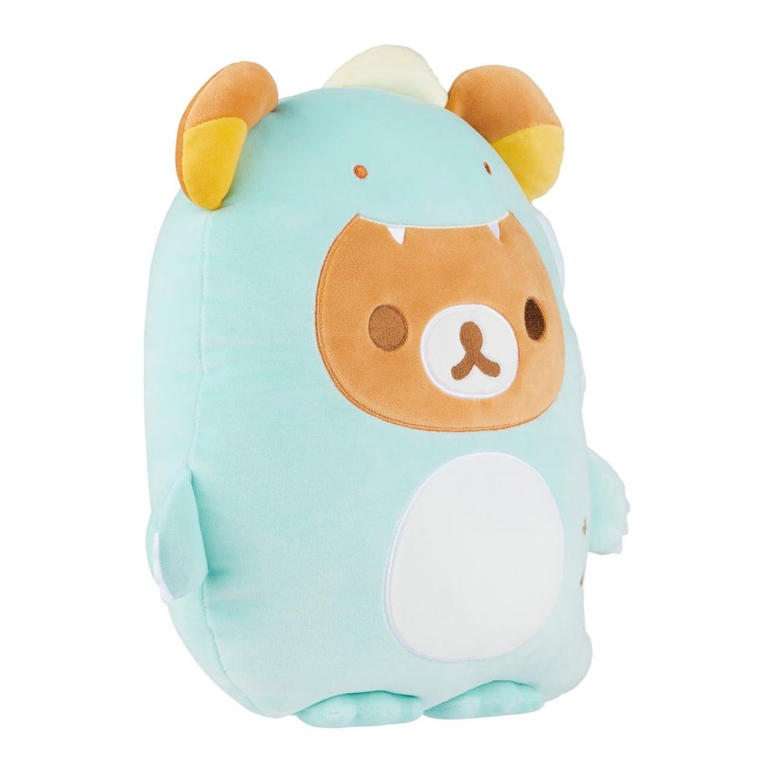 RILAKKUMA Plays with Dino Flat Mochi Plush Pastel Green - Size M Toys & Games oceanbuy beauty markham toronto free ship USA asian korean skincare