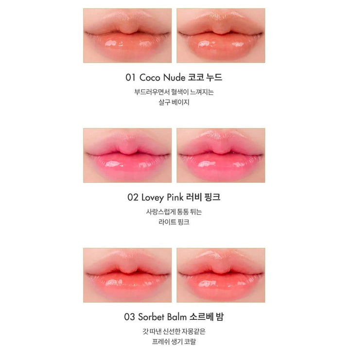 ROMAND Glasting Melting Balm 3.5g - 9 Color to Choose Health & Beauty Kbeauty markham toronto free ship USA asian korean