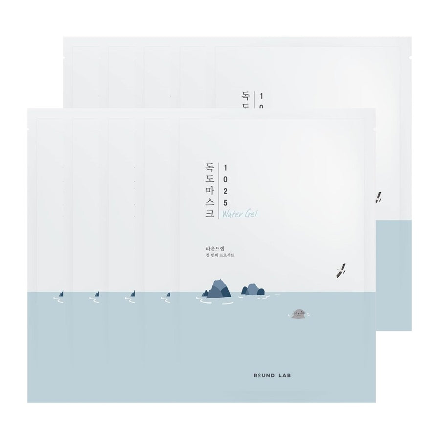 ROUND LAB 1025 Dokdo Water Gel Mask 10Pcs Health & Beauty Kbeauty markham toronto free ship USA asian korean