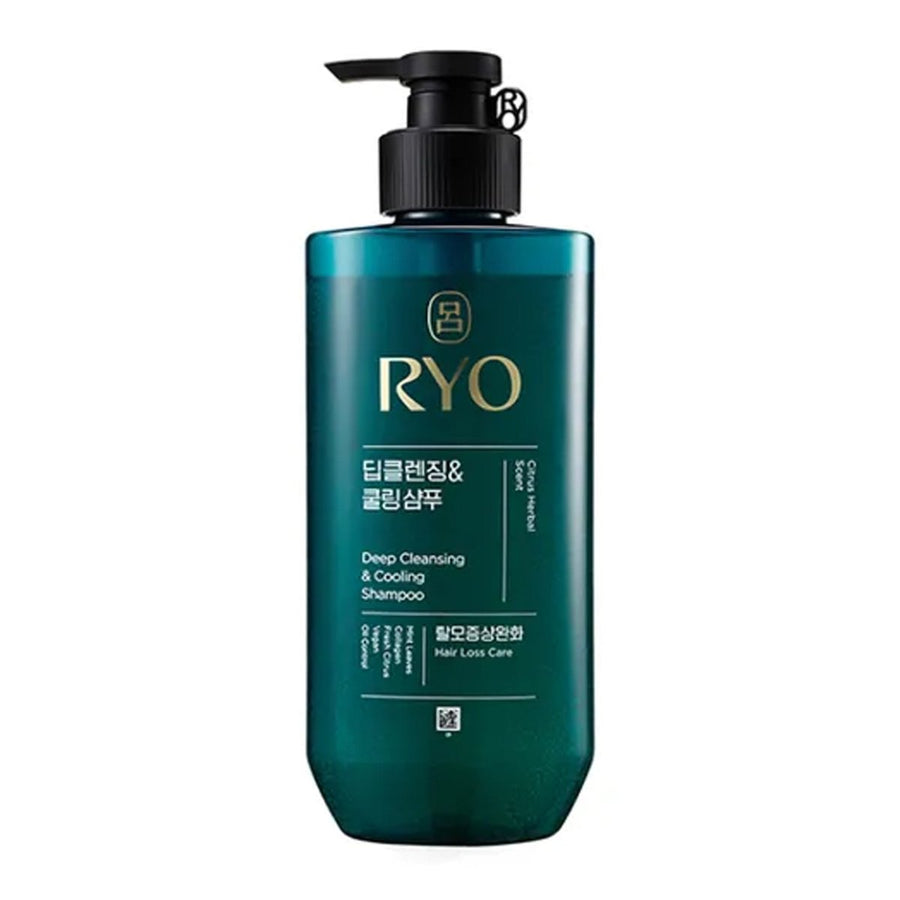 RYO Deep Cleansing & Cooling Shampoo 480ml – Korean scalp care for oily hair