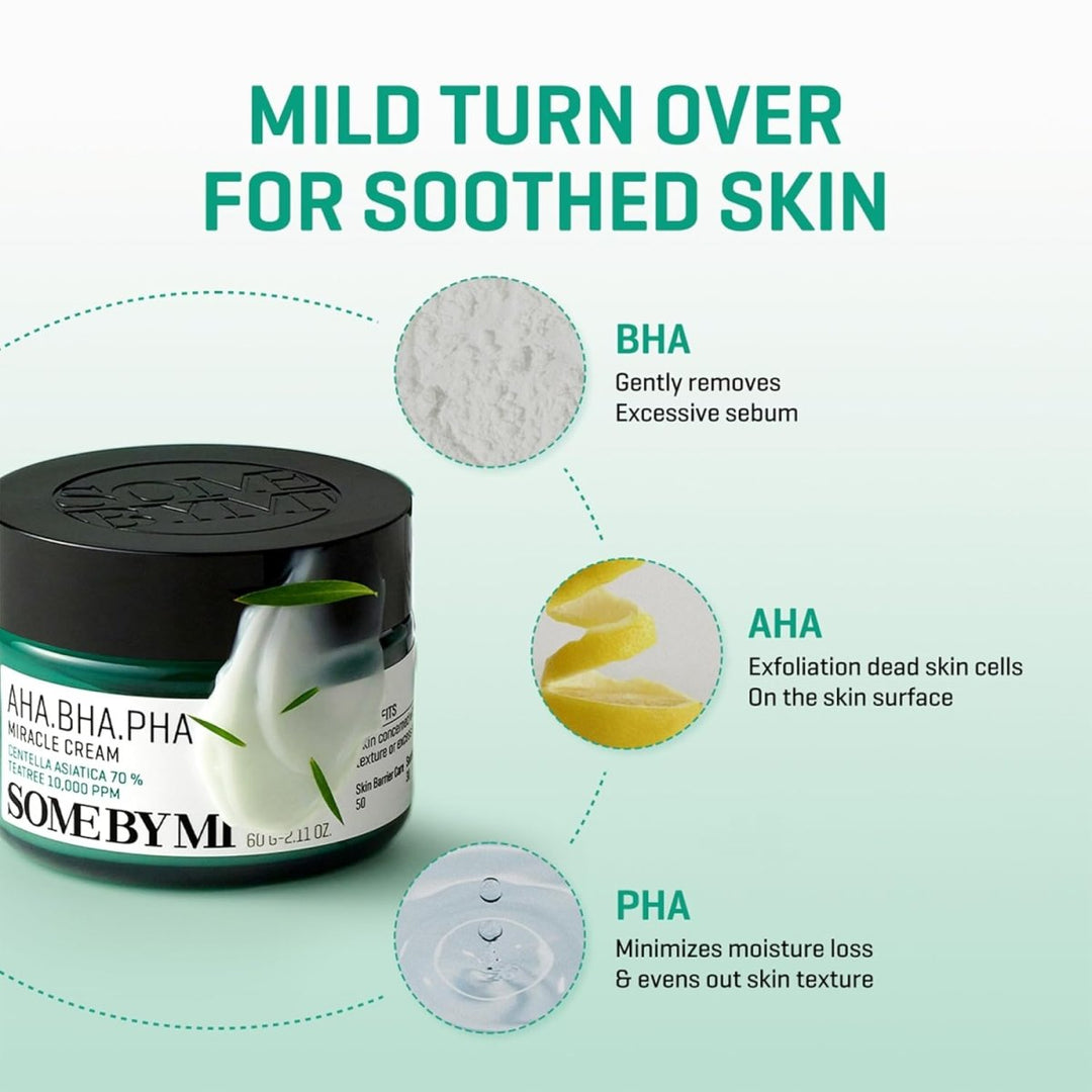 SOME BY MI AHA.BHA.PHA 30 Days Miracle Cream 50ml Health & Beauty oceanbuy beauty markham toronto free ship USA asian korean skincare