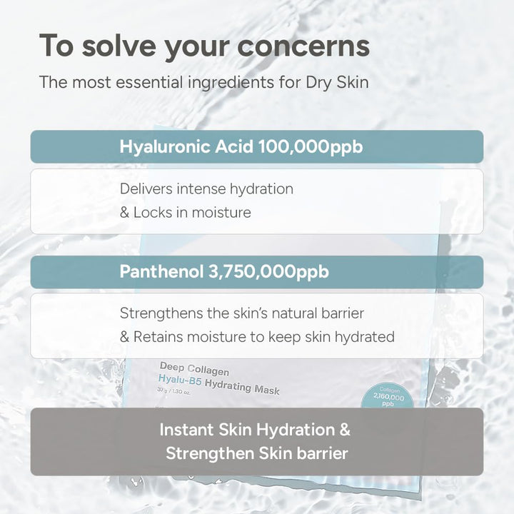 SUNGBOON EDITOR Deep Collagen Hyalu - B5 Hydrating Mask 4Pcs Health & Beauty oceanbuy beauty markham toronto free ship USA asian korean skincare