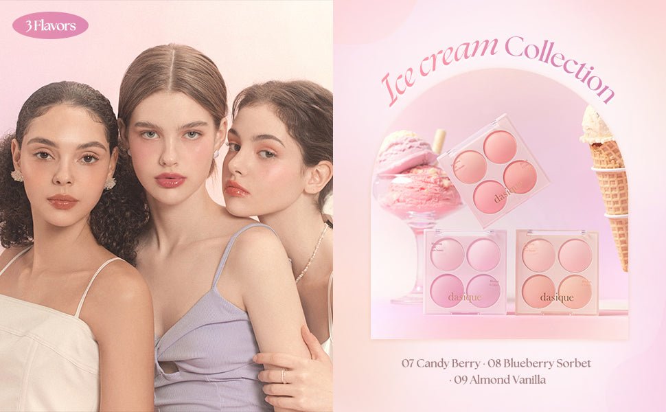 DASIQUE Blending Mood Cheek - #07 Candy Berry Health & Beauty oceanbuy.ca markham toronto free ship USA asian korean skincare