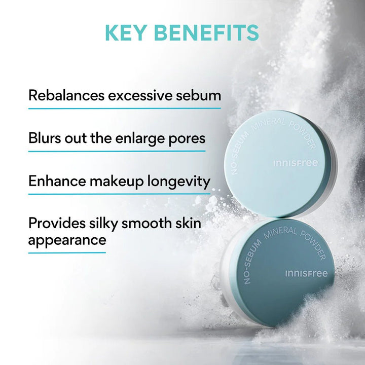 INNISFREE No - Sebum Mineral Powder 5g NEW PACKAGE Health & Beauty oceanbuy.ca markham toronto free ship USA asian korean skincare