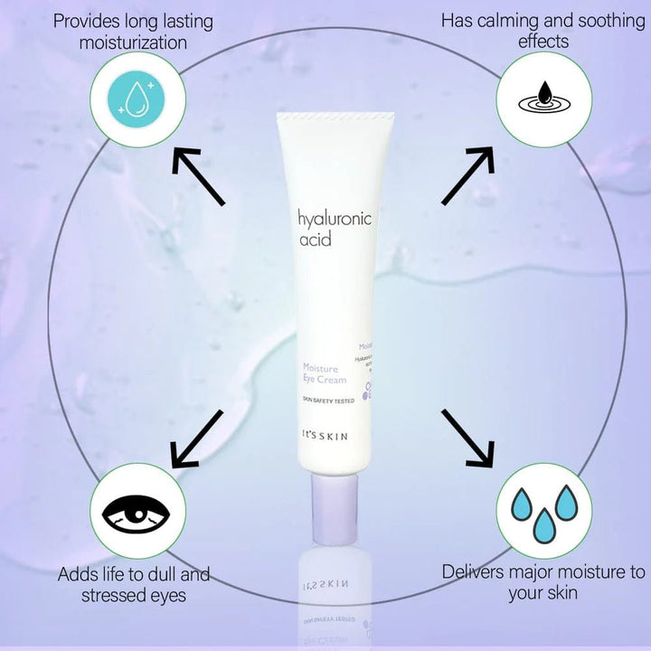 IT'S SKIN Hyaluronic Acid Moisture Eye Cream 25ml Health & Beauty oceanbuy.ca markham toronto free ship USA asian korean skincare