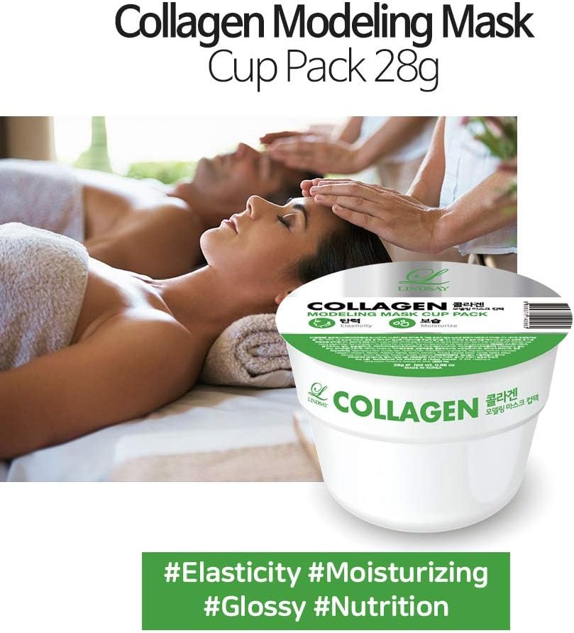 LINDSAY Collagen Modeling Mask Cup Pack 28g Health & Beauty oceanbuy.ca markham toronto free ship USA asian korean skincare